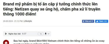 Khủng hoảng truyền thông của Skin1004, thuyết âm mưu và những bài học đơn giản!